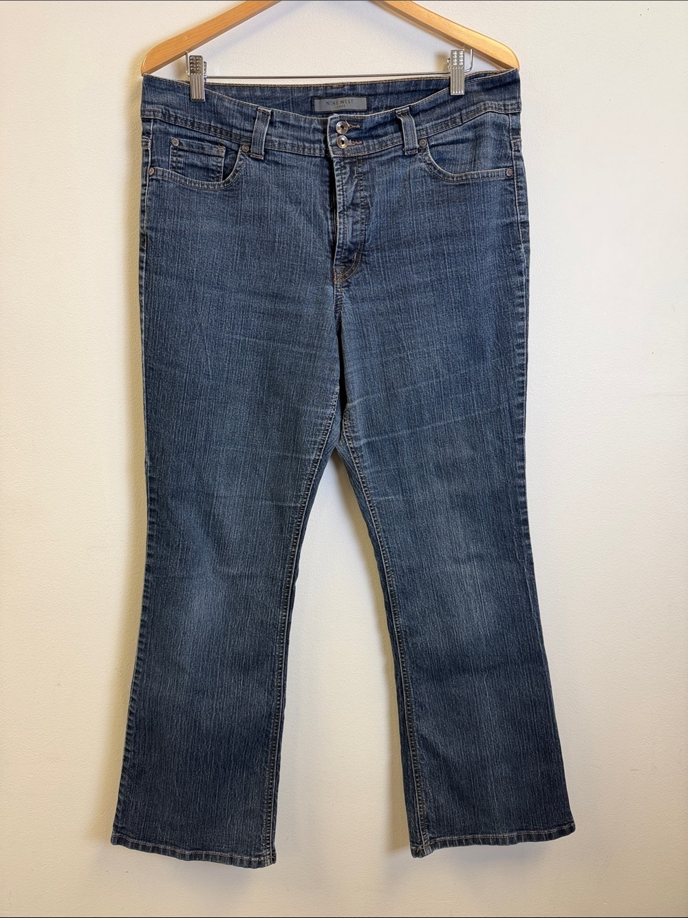 Nine West Dark Blue Flare Jeans